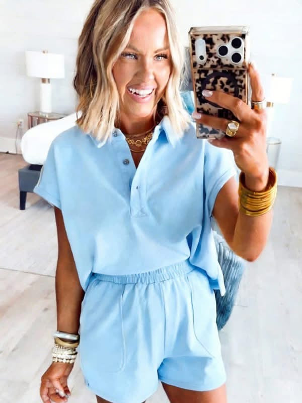 Everyday Short Set - Blue