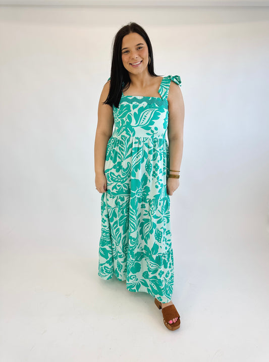 Tiered Maxi - Jade