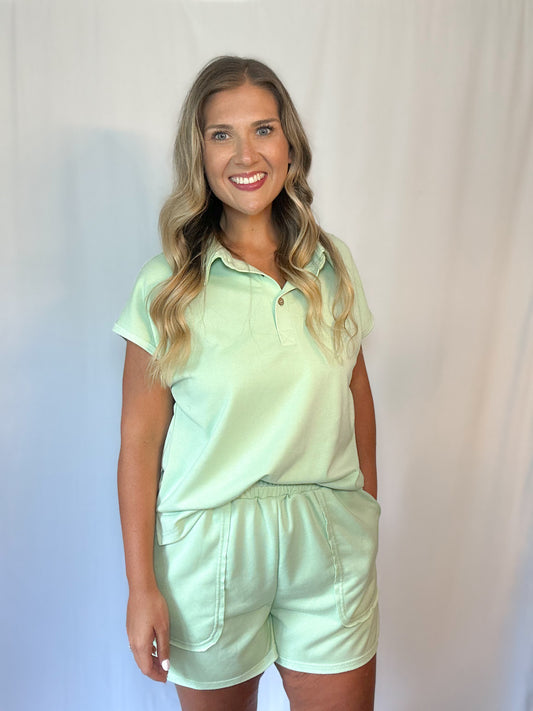 Everyday Short Set - Green