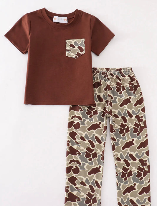 Brown Camo Set